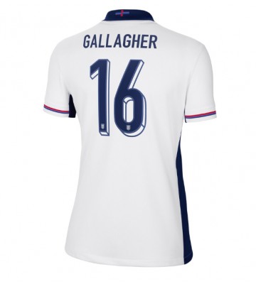England Conor Gallagher #16 Replika Hjemmebanetrøje Dame EM 2024 Kortærmet